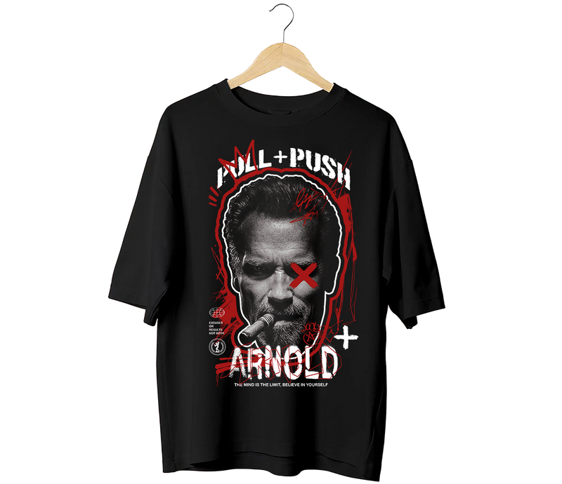 Camiseta oversize graffiti heads Arnold