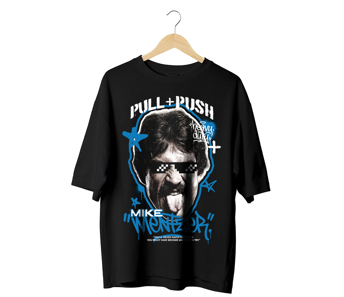 Camiseta  Oversize graffiti heads Mentzer