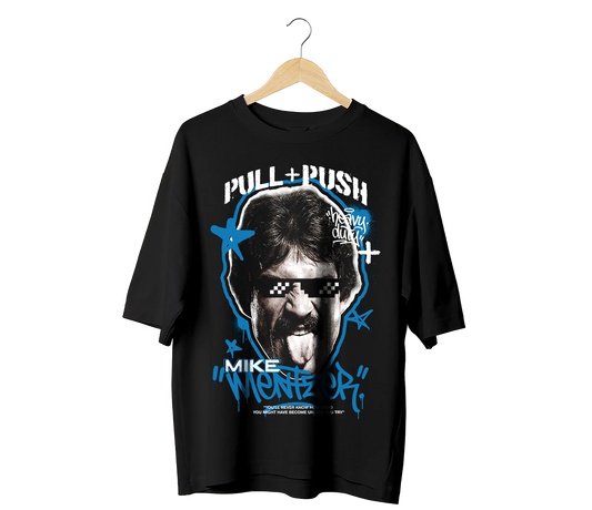 Camiseta  Oversize graffiti heads Mentzer