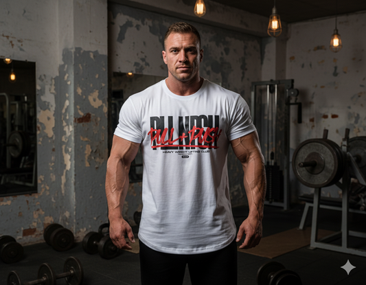 Camiseta regular fit blanca Logo Red White