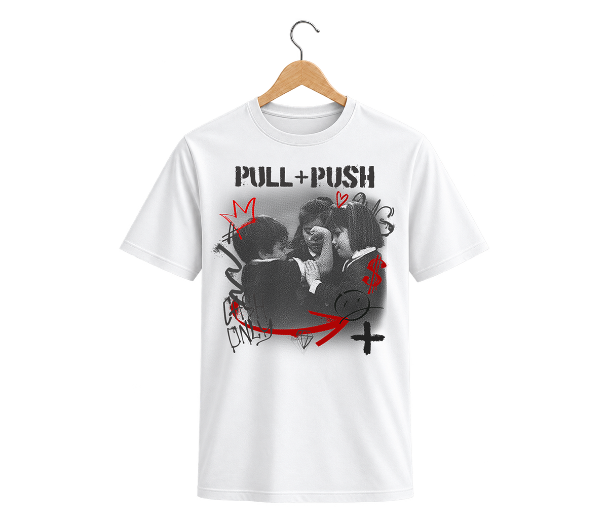 Camiseta Algodon Blanca regular vintage kids