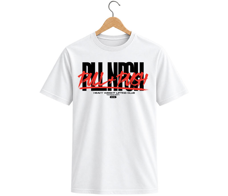 Camiseta Algodon blanca regular brush