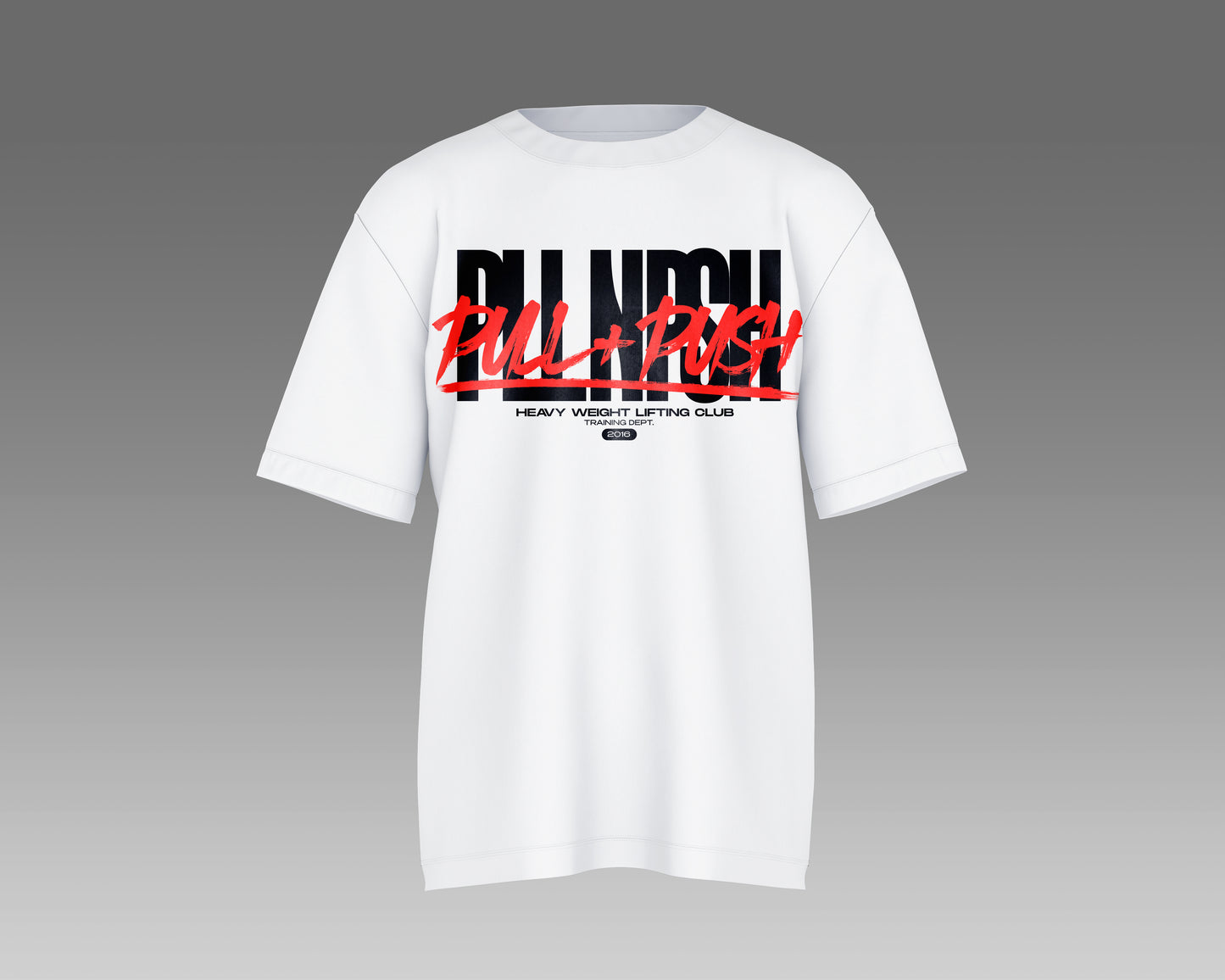 Camiseta regular fit blanca Logo Red White