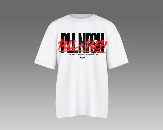 Camiseta regular fit blanca Logo Red White