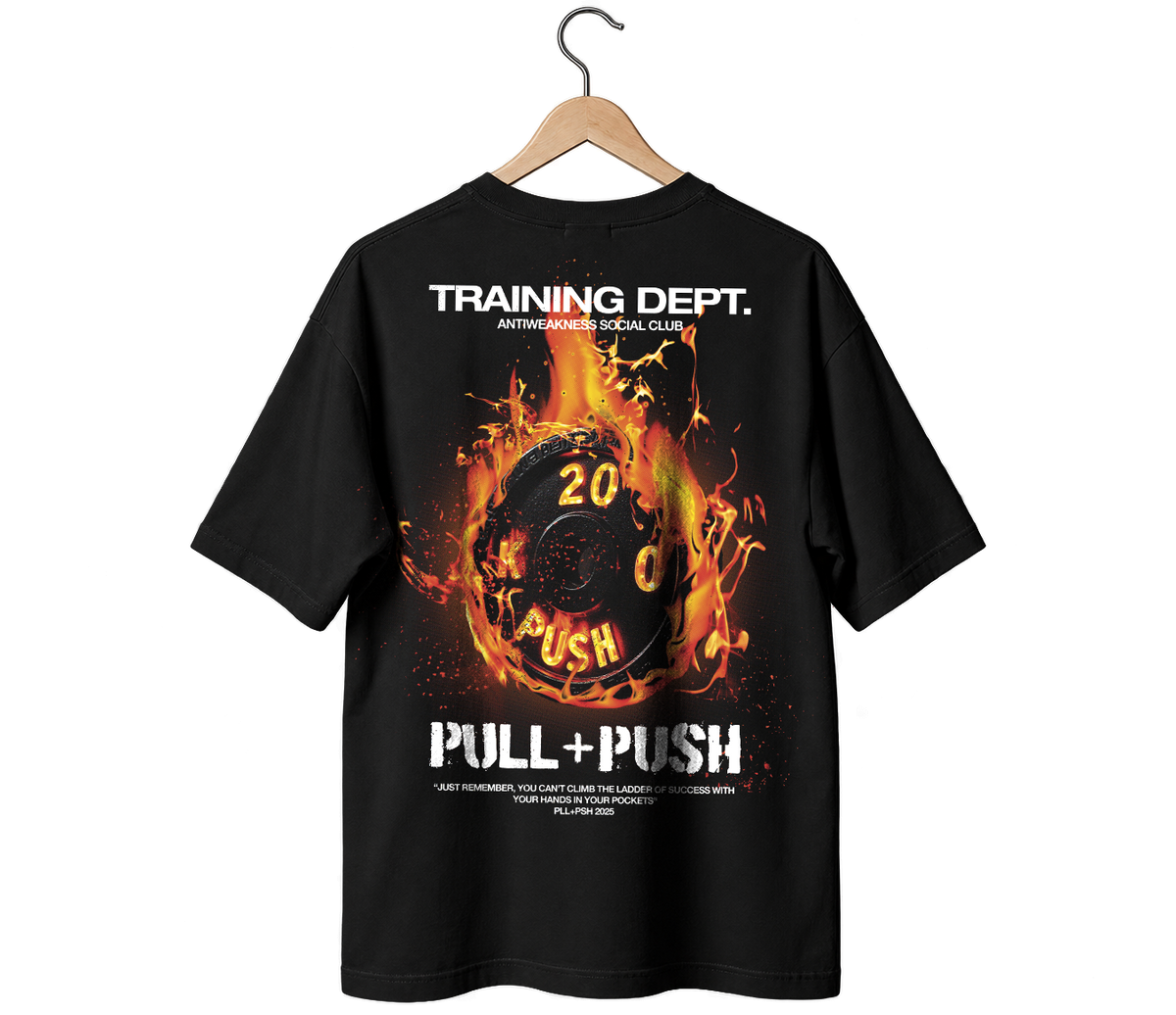 Camiseta Oversize Burning Plate