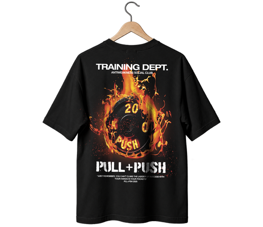Camiseta Oversize Burning Plate