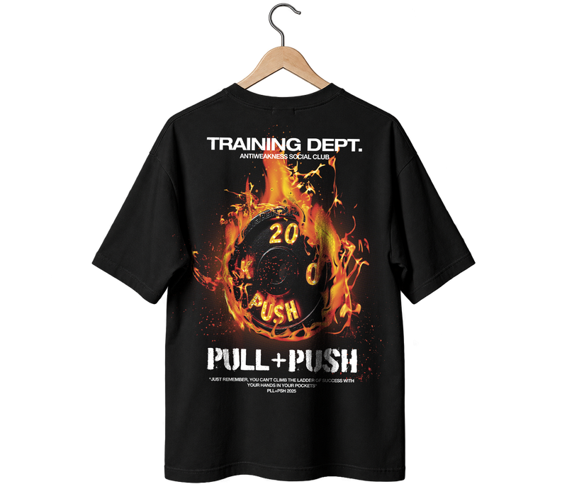 Camiseta Oversize Burning Plate