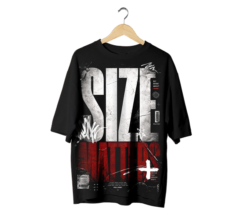 Camiseta Oversize Size Matters