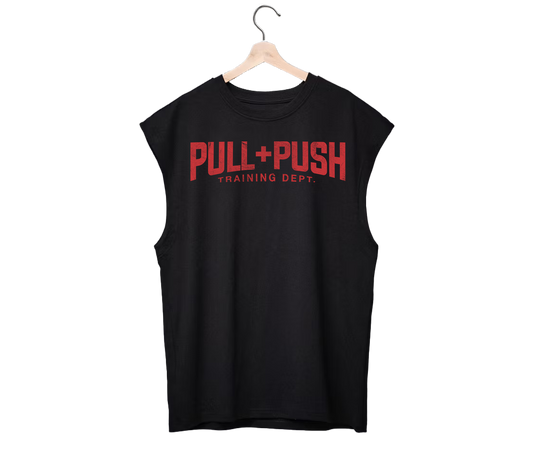 Camiseta sin mangas TANK Red Washed