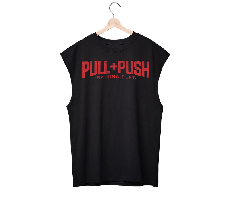 Camiseta sin mangas TANK Red Washed